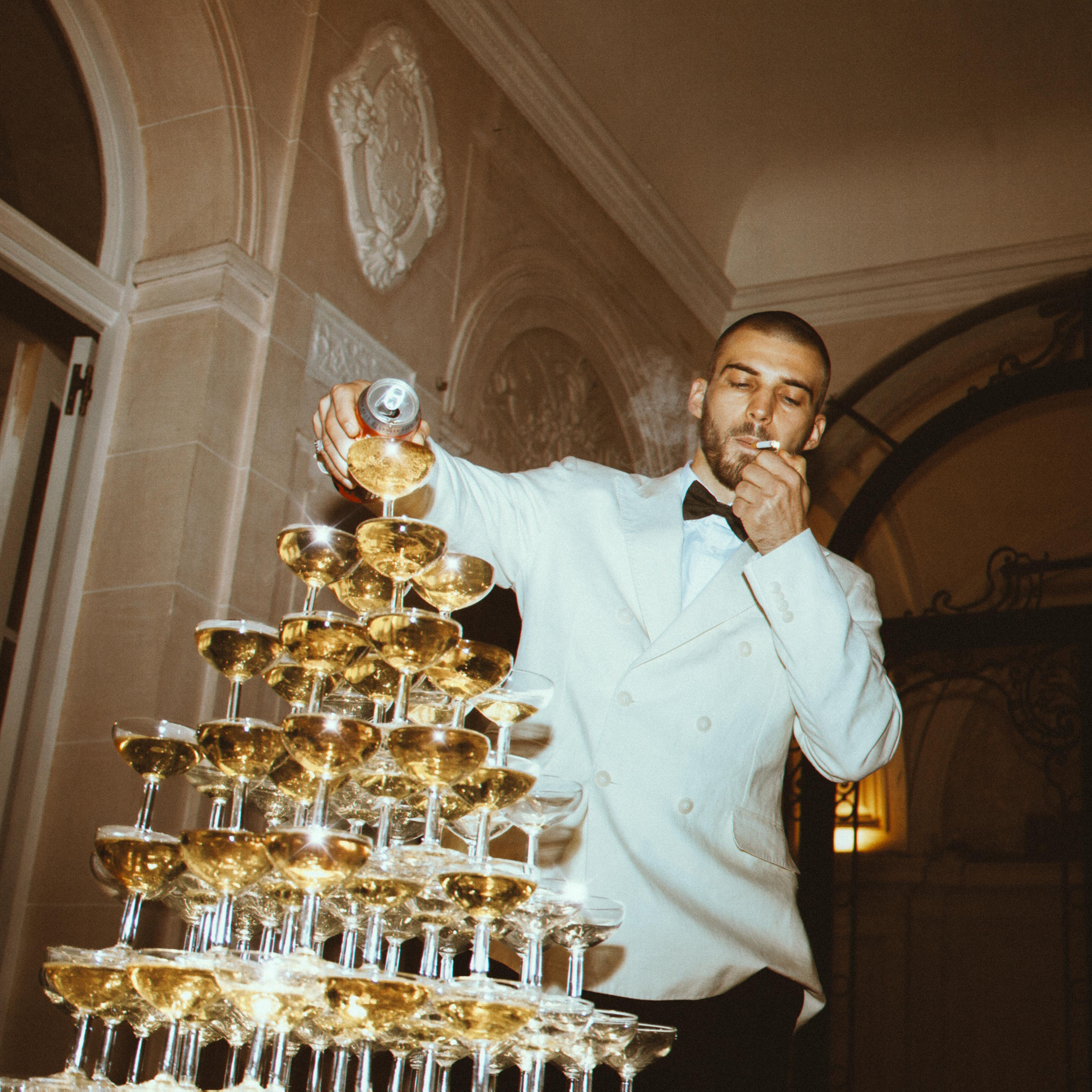 Champagne en canette